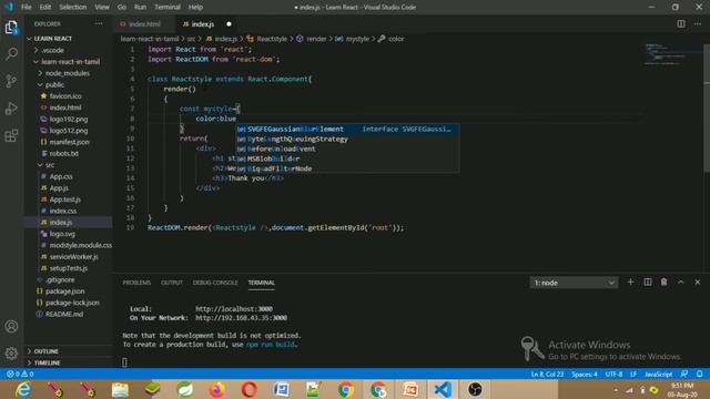 CSS | ReactJS Tutorial | Tamil | Part - 14 | 2020 смотреть онлайн