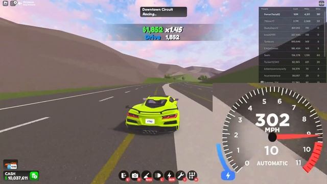 BEST GEAR TUNING SET UP FOR CORVETTE ZO6 AND TURBO S! (Roblox Drive World!) смотреть онлайн