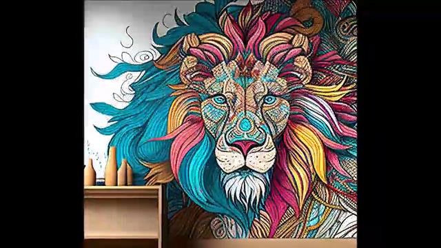 DISEÑOS FOTO MURAL DE LEONES смотреть онлайн