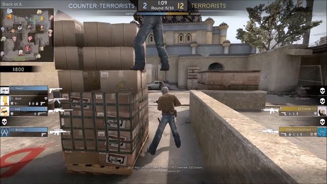 Floating Bomb Plant trick WORKS!! - CSGO смотреть онлайн