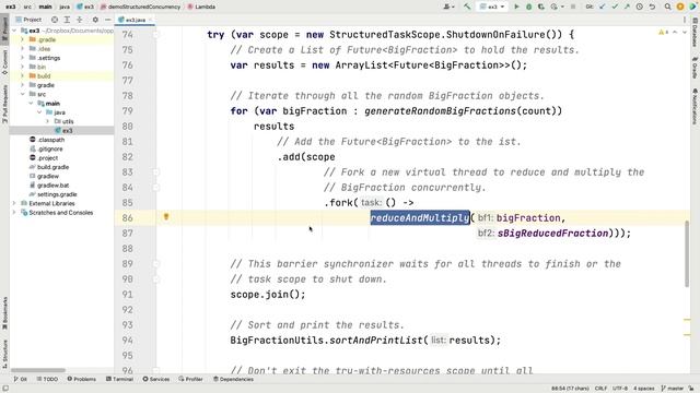 Applying Java Structured Concurrency: Case Study ex3 смотреть онлайн