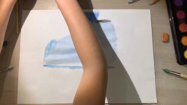 Рисую свой кроссовок акварелью! DIY смотреть онлайн