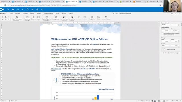 ONLYOFFICE Docs: Integration mit Nextcloud смотреть онлайн