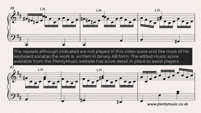 Scarlatti D. | Keyboard Sonata in Bm K.27 sheet music video смотреть онлайн