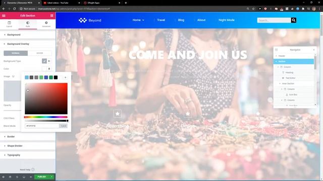 How To Change Opacity Of Images In Elementor смотреть онлайн