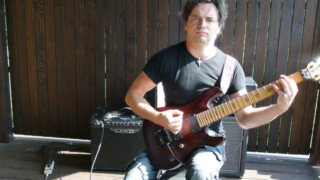 Piotr Brzychcy - Kruk, Schecter Jeff Loomis (7 string) improvisation смотреть онлайн