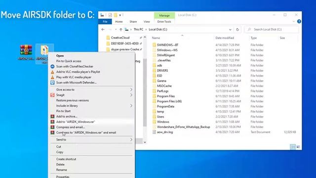 How to Install Adobe AIR SDK in Windows 10 смотреть онлайн