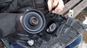 Ravon R3 | Замена лампы H4, снятие блокфары