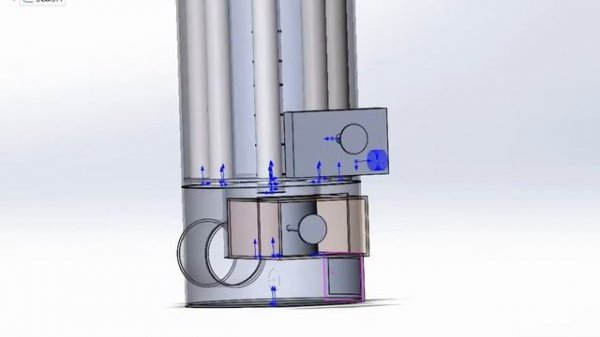 Двухоборотный котел на отработанном масле. Проект. Схема управления.