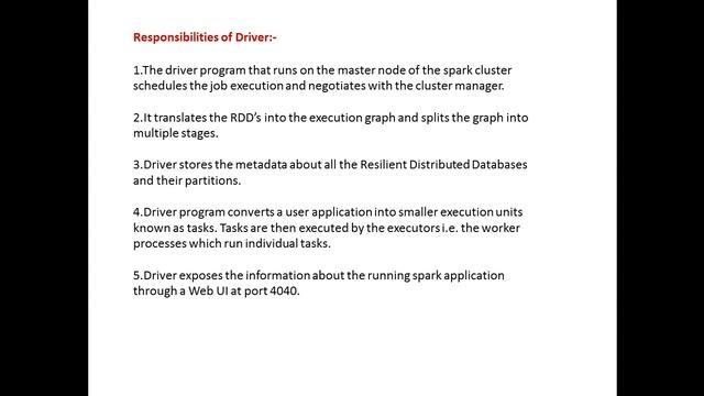 Apache Spark - Architecture 01 DRIVER,EXECUTOR смотреть онлайн