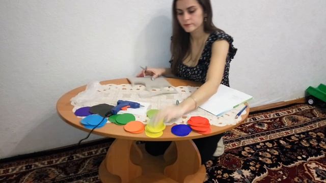 Украшаем комнату ко дню рождения. Подделки своими руками. Мастер класс. смотреть онлайн