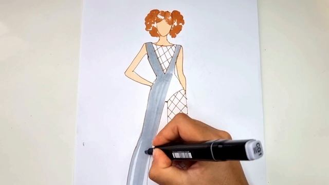 ESKIZ CHIZISH ILLYUZIYA | РИСУЕМ ЭСКИЗ ОДЕЖДЫ ИЛЛЮЗИЯ смотреть онлайн