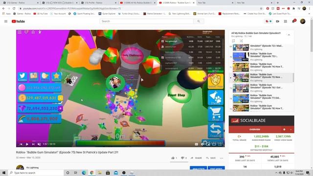 Top 10 Way To Get Free Boosts In Bubble Gum Simulator!!! смотреть онлайн