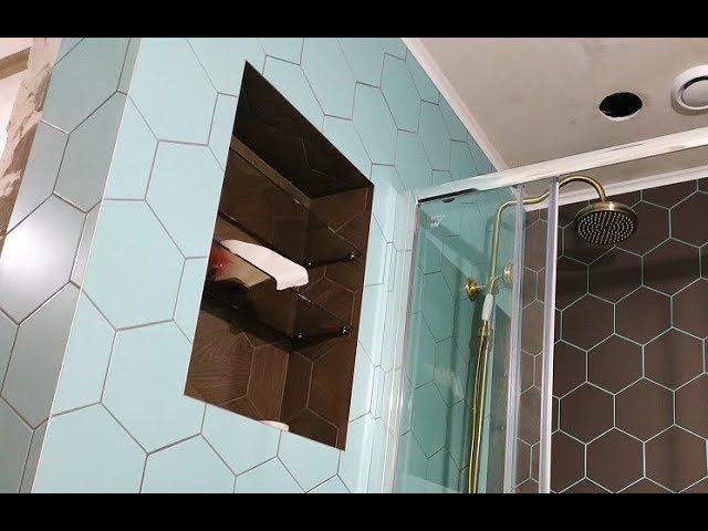 Угол из керамической плитки ЗАУСОВКА ПЛИТКИ 45° Облицовка короба плиткой своими руками смотреть онлайн