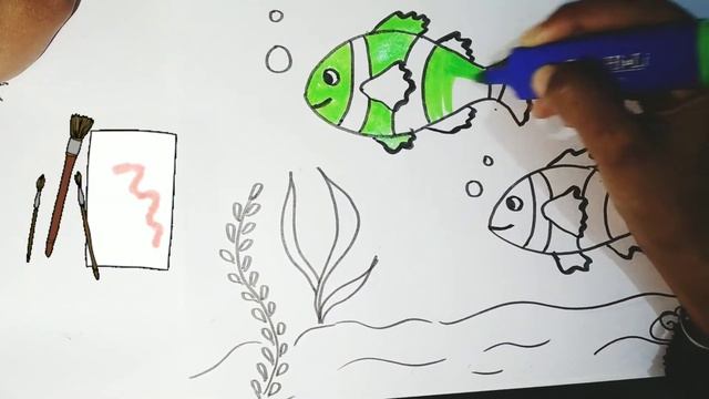 How do you draw a fish easy/Как просто нарисовать рыбу / draw смотреть онлайн