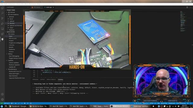 Leitor de RFID RC522 com ESP8266 - Apresentação смотреть онлайн