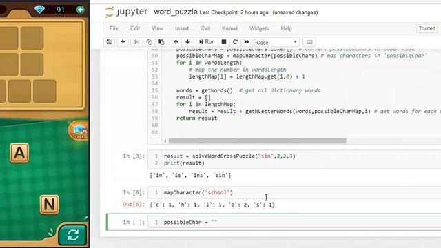 Solving Word Link Puzzle Game Using Python смотреть онлайн