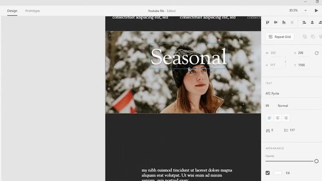 Designing a Fashion Site In Adobe XD (Speed Art) смотреть онлайн
