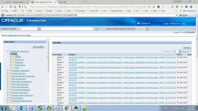 Access Oracle Applications From Chrome смотреть онлайн