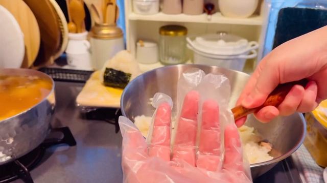 サバの味噌汁?とおにぎり?でランチプレート?を作って美味しく食べる日常?1人暮らしの家ご飯vlog?