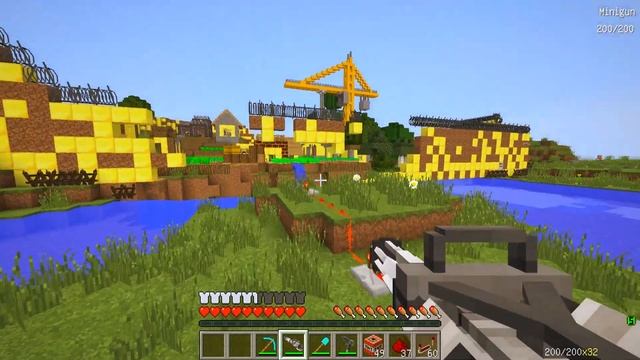 ПРО ВЗОРВАЛ 100% ЗАЩИТУ ВО КРУГ ЗОЛОТОЙ ДЕРЕВНИ НУБА В МАЙНКРАФТЕ ТРОЛЛИНГ ЛОВУШКА