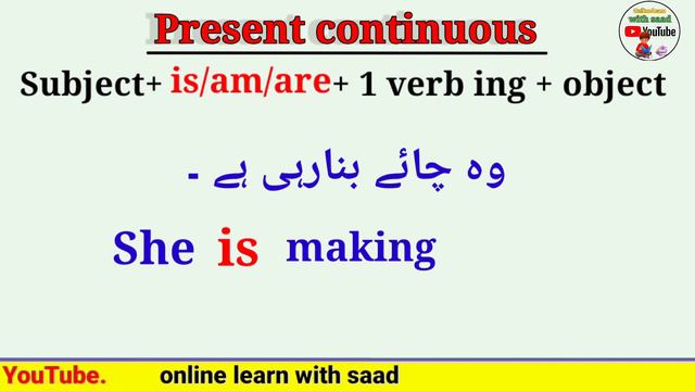 Present Continuous Tense Class 19 Learn Present Continuous Tense with Examples in (Urdu & Hindi) смотреть онлайн
