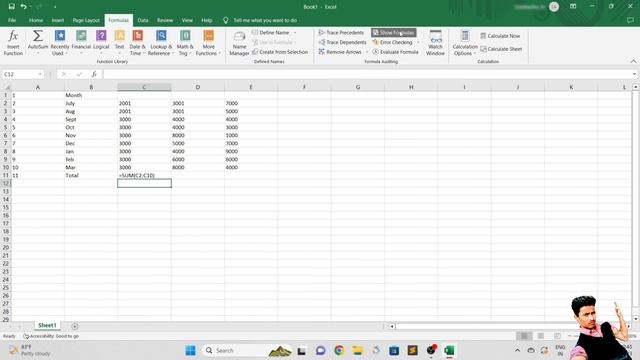 1 Excel Class kannada || =Sum(C2:C10) смотреть онлайн