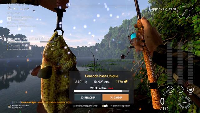 Fishing Planet peacock bass unique lac Maku Maku смотреть онлайн
