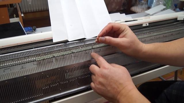 Плиссировка на вязальной машине смотреть онлайн