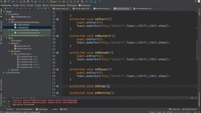 10. start up: Activity Lifecycle смотреть онлайн