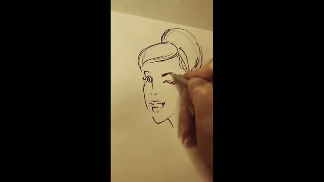 She winks, b/w sketch | Она подмигивает, ч/б скетч #fashionillustration смотреть онлайн