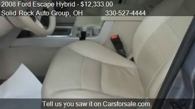 2008 Ford Escape Hybrid Base 4dr SUV for sale in Garrettsvil смотреть онлайн