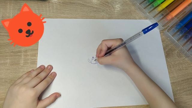 Рисуем аниме котиков. Draw an anime cat's. смотреть онлайн