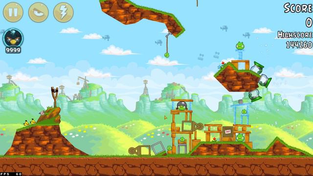 Angry Birds Classic - RED'S MIGHTY FEATHER LEVELS PROTECTING EGG! смотреть онлайн