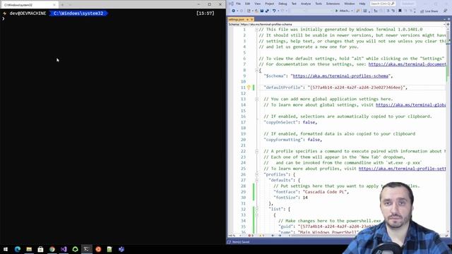 Putting make up on Windows Terminal tutorial - 0057 смотреть онлайн
