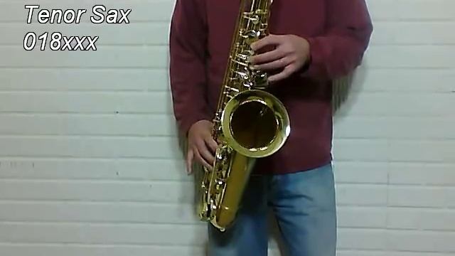 Yamaha YTS 52 Tenor Sax 018xxx смотреть онлайн