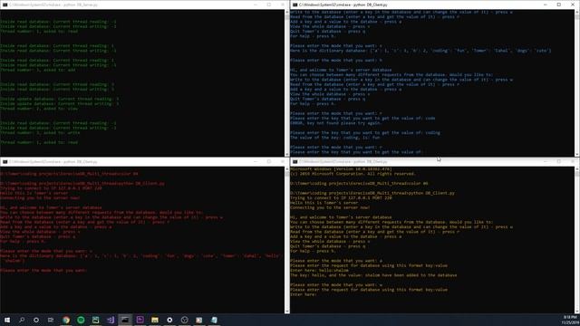 Database using multi-threading (python)!! смотреть онлайн