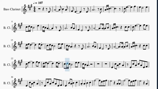 Bass Clarinet Sheet Music: How to play Yeh Shyam Mastani by Manohari Singh смотреть онлайн
