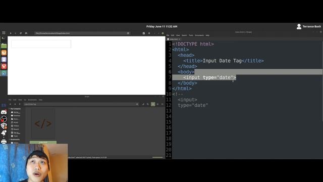 HTML Quickie - (Date) | Pick a date with an HTML date picker смотреть онлайн