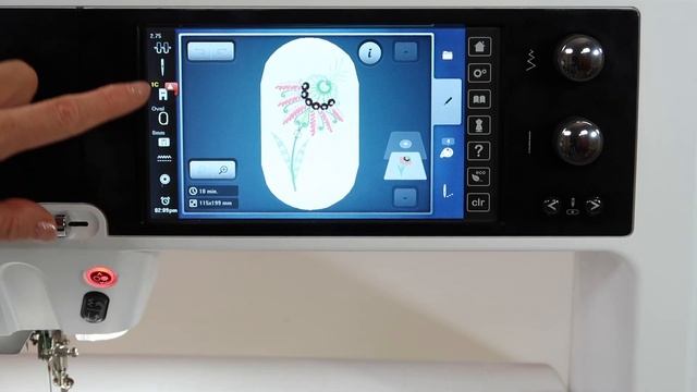BERNINA 880 90 Selecting Embroidery Foot #26 смотреть онлайн