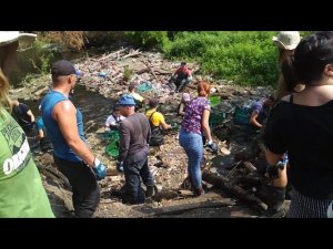 Очистка реки Уды под Харьковом от мусора!