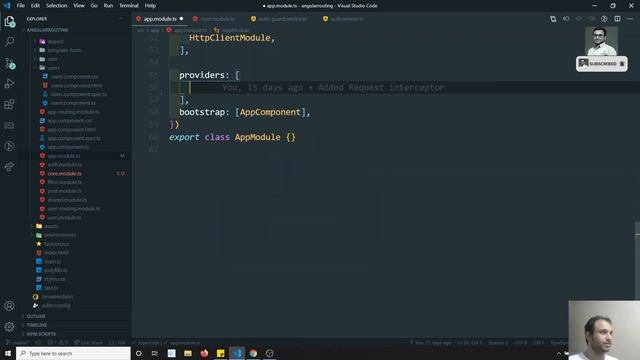 130. Understand Core Module. Move all services, Interceptors from appModule to CoreModule - Angular смотреть онлайн