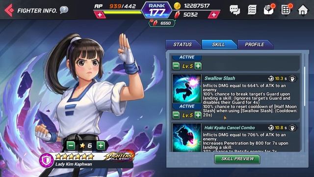 King of Fighters ALLSTAR: Lady Kim Kaphwan смотреть онлайн