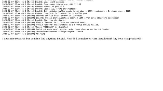 Apple: macOS Catalina Homebrew mariadb Installation Issues смотреть онлайн