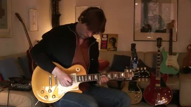 1999 Gibson Les Paul Std. '57er Reissue with WCR Green/Moore Pickups смотреть онлайн