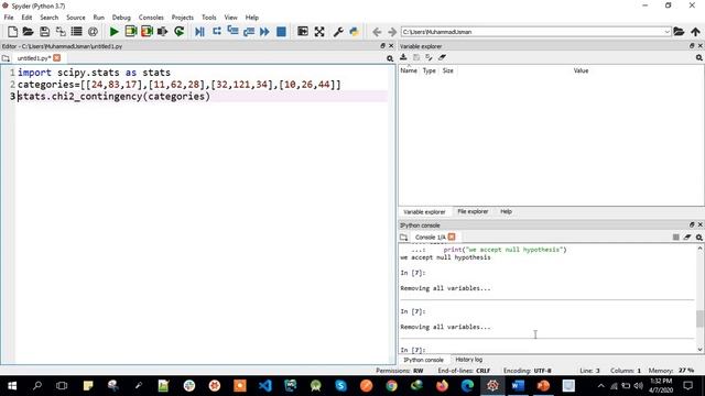 chi-square test in python смотреть онлайн
