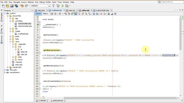 Crud php-mysql bajo el patrón MVC parte 11 смотреть онлайн