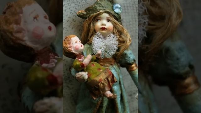 мк винтажные игрушки из ваты смотреть онлайн