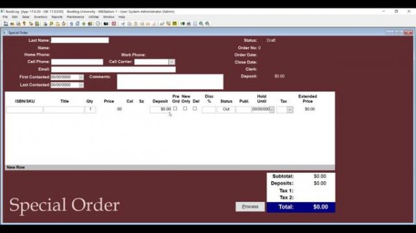 What's New in Booklog Version 17 - College (Part 2: Inventory, Ordering)