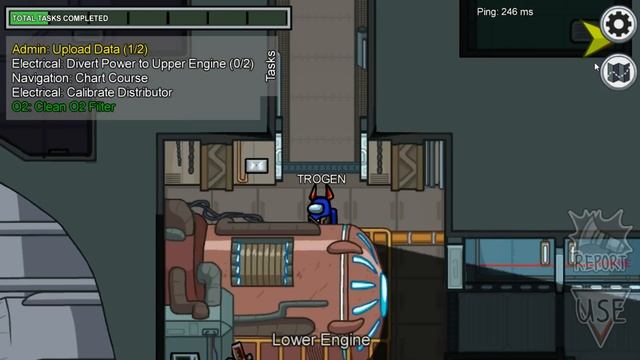 AMONG US PLAYING WITH SOME STUPID PLAYER || TROGEN GAMING смотреть онлайн